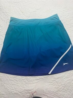 Slazenger Women’s Size XS Blue Golf Skort Athletic Skirt Short Pickleball # 591